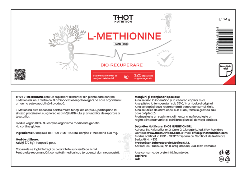 Thot L-Methionine LABEL