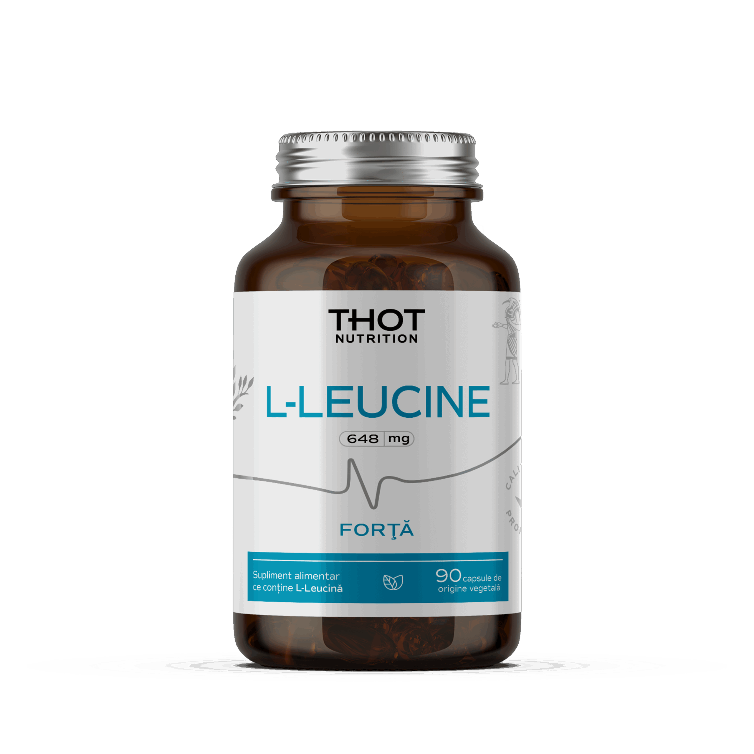 Thot L-Leucine 90 capsule - forță musculară și recuperare rapidă