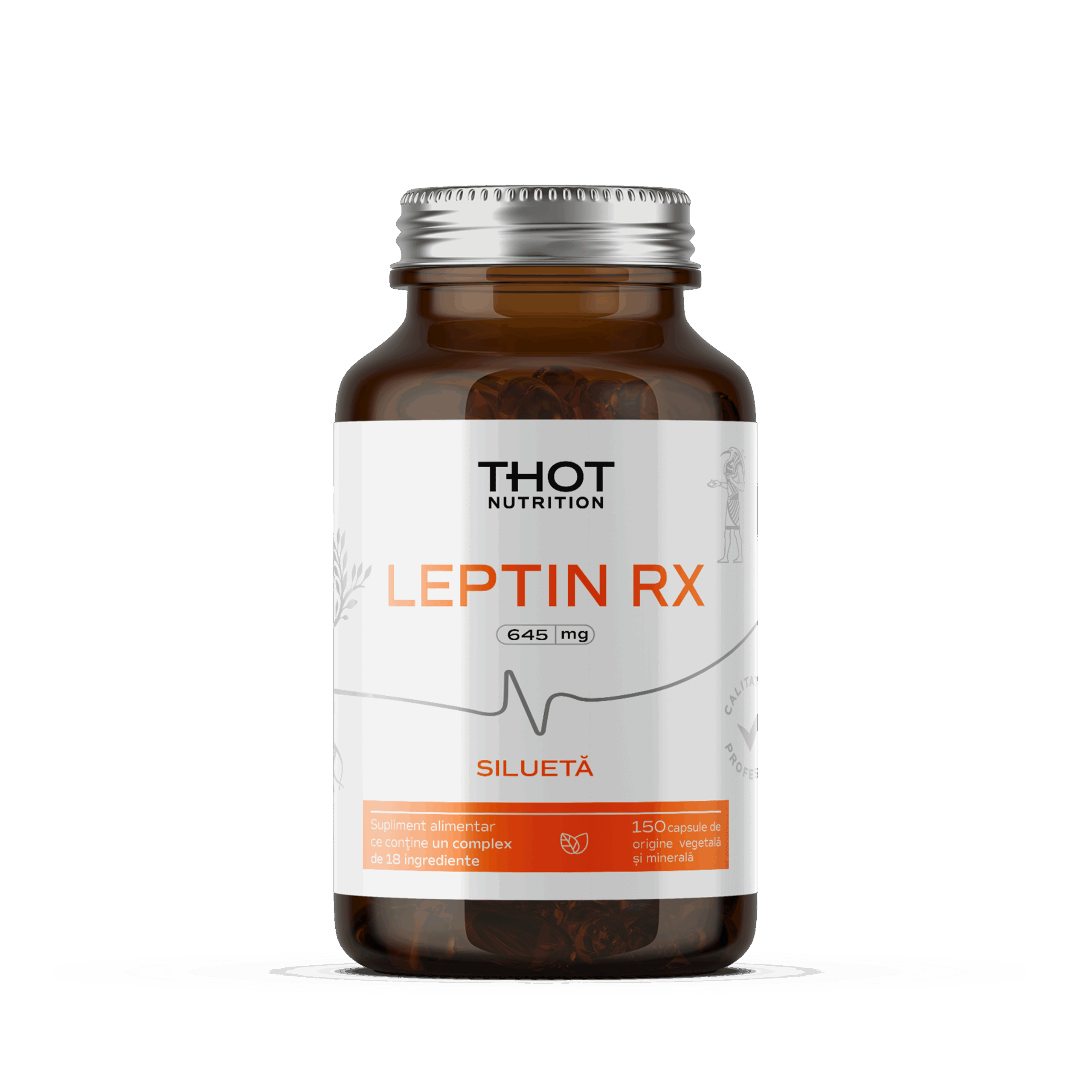 Thot Leptin Rx 150 capsules - silhouette metabolism optimization smart weight loss