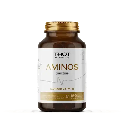 Thot Aminos 150 capsules - essential amino acids antiaging 100% plant based